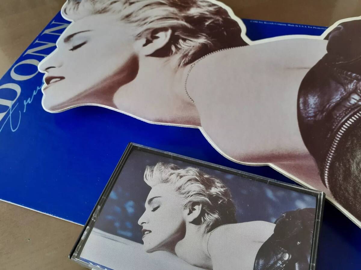 MADONNA マドンナ TRUE BLUE 1986年 US製 SIRE 宣伝用 ディスプレイ