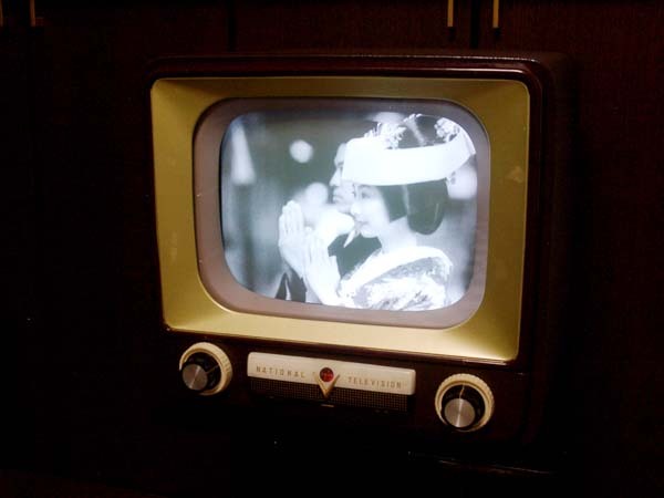 ナショナル初期型真空管テレビ 昭和31年発売開始 分解整備済 ビデオ