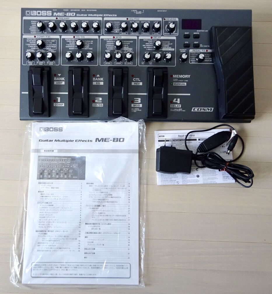 BOSS ME-80 美品 マルチエフェクター アダプター付属
