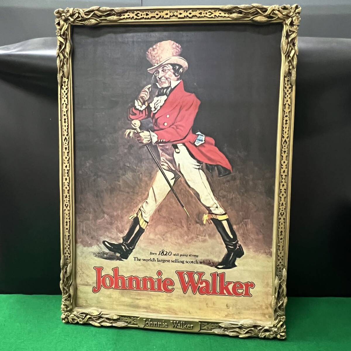 Johnny Walker 油絵風印刷物