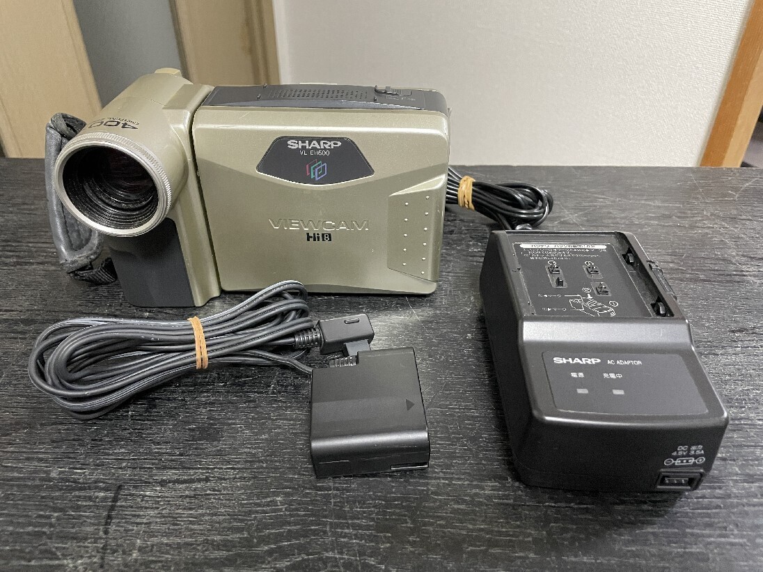 ダビング用☆SHARP液晶ビューカム VL-EH500 Video8/Hi8ビデオカメラ240914