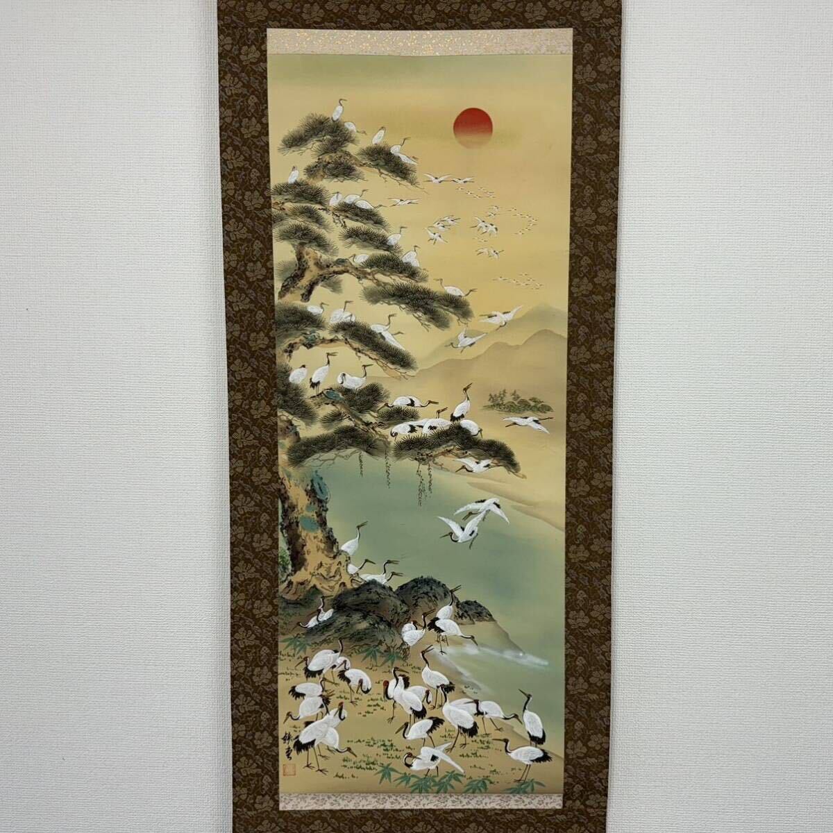 ☆あや☆喜田華堂 花鳥図 掛軸 ☆あや☆喜田華堂 花鳥図 掛軸 Yahoo