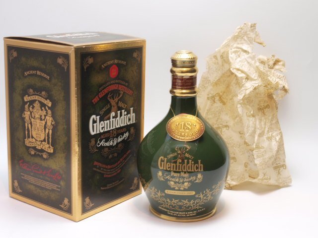 Glenfiddich（グレンフィディック）18年 ピュアモルト 43％ 750ml 緑