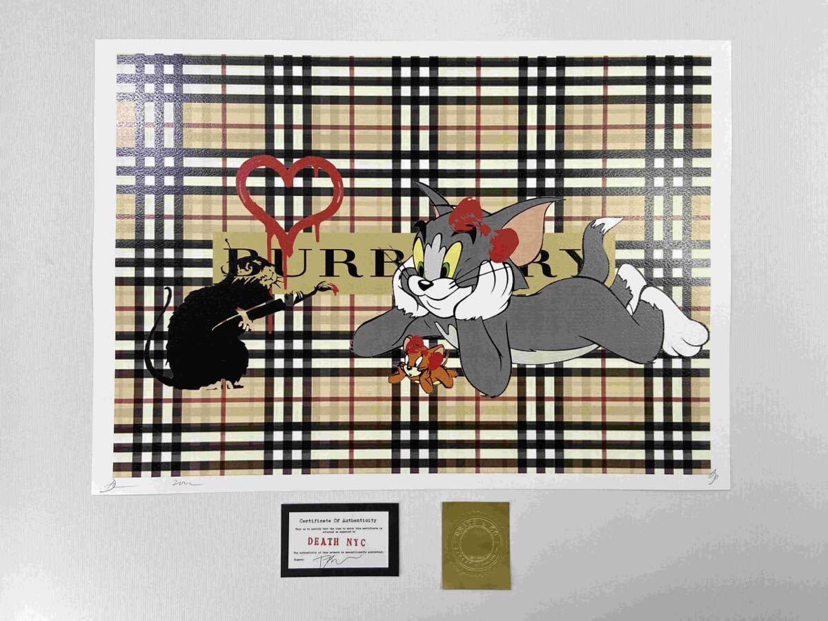 DEATH NYC】TOM &JERRY 世界限定100枚death nyc 世界限定100枚 キース