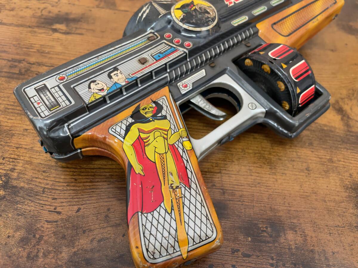 希少 」 当時物 野村トーイ製品スーパージェッター 光線銃、機関銃