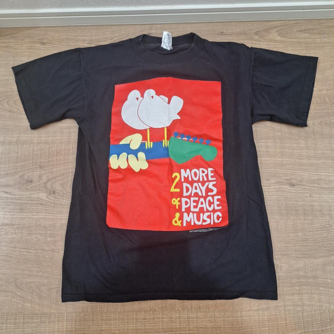 希少 90s ウッドストック バンド ロック Tシャツ 木村拓哉 着用