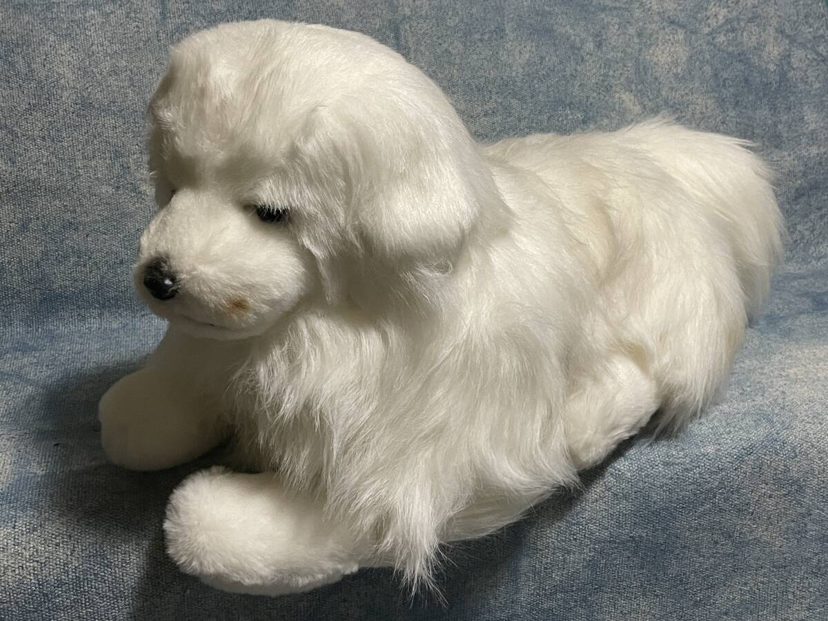 三英グレートピレニーズレトロ日本製アクリル70センチ特大ピレネー犬