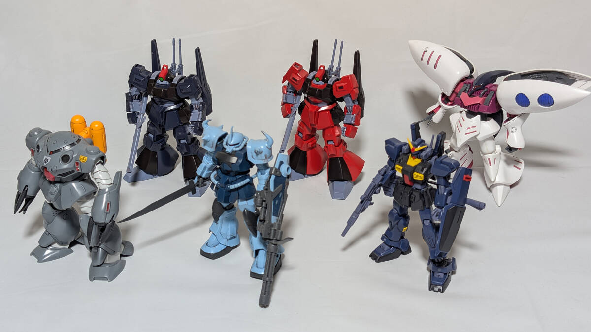 ガンプラジャンク品組立済み完成品 組み立て済みガンプラ HG 3個セット