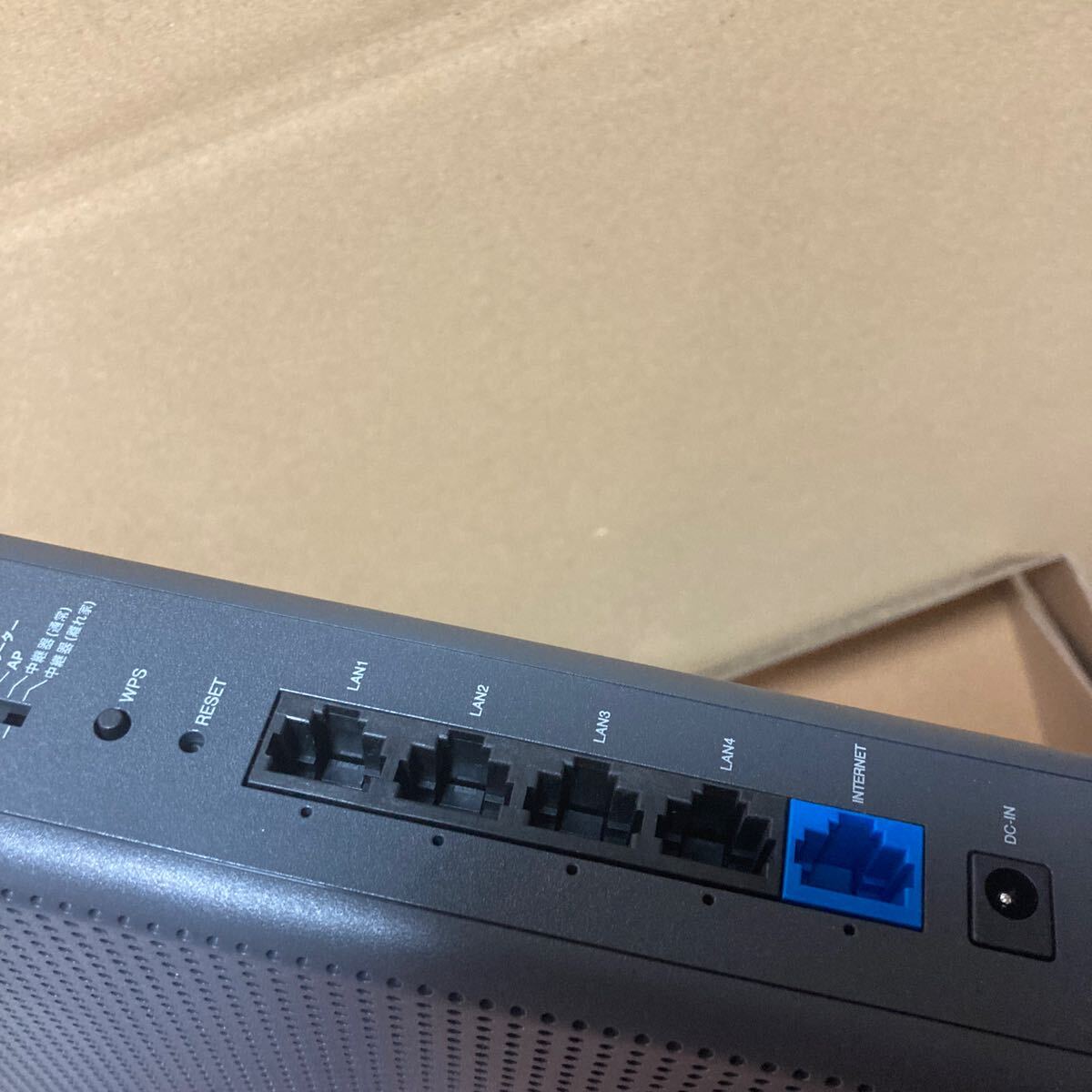 Wi-Fi エレコム ELECOM WRC-XE5400GS-G 動作未確認 グレー 機器