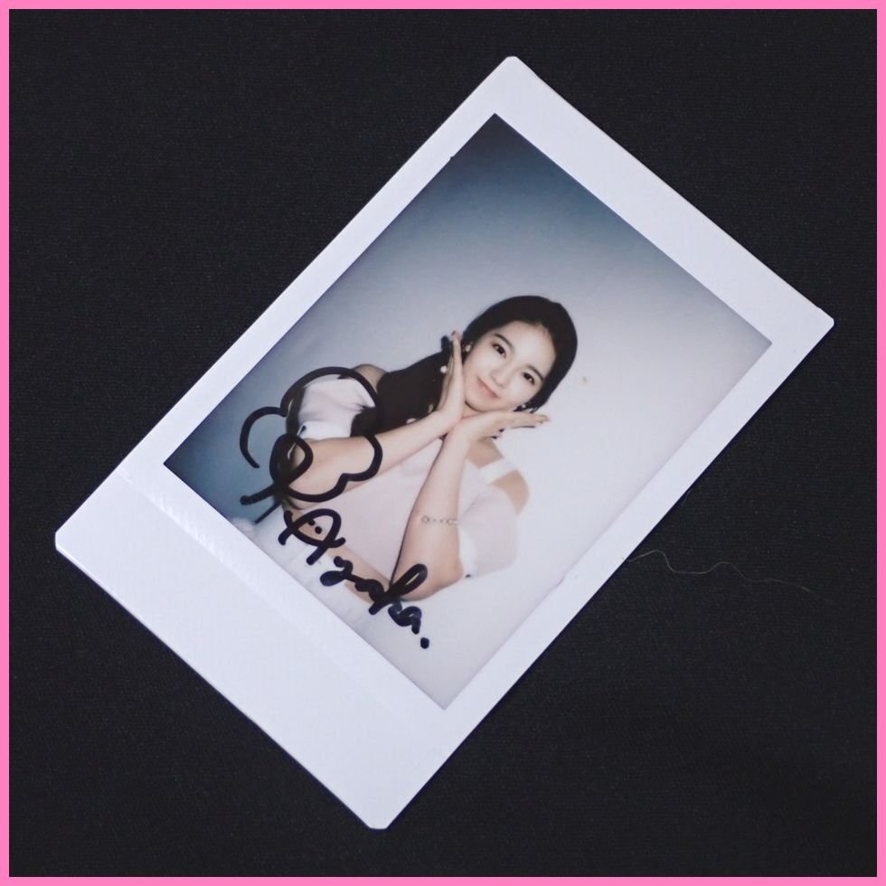 izna kcon 直筆サイン入りポラロイド ジミン 割引 izna kcon 直筆