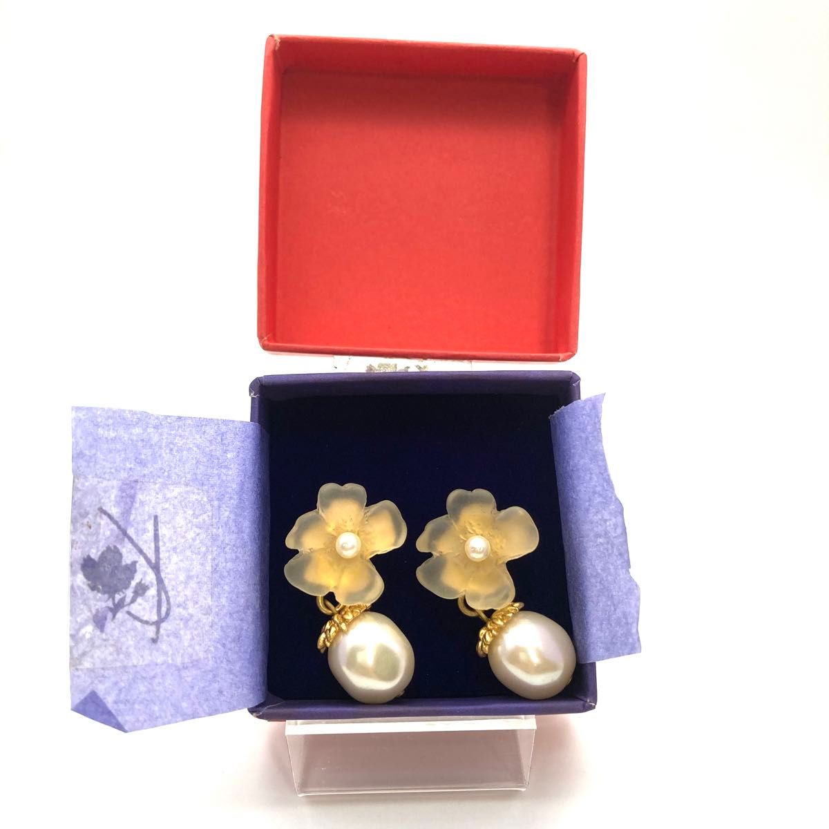 KENZO ケンゾー フラワーピアス 花 パール ヴィンテージ｜Yahoo!フリマ