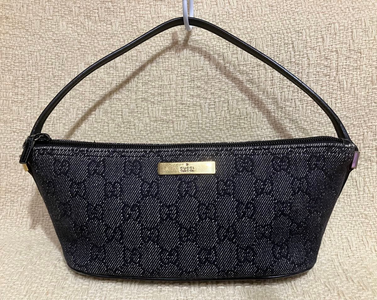 GUCCI グッチ アクセサリーポーチ GGキャンバス ミニバッグ