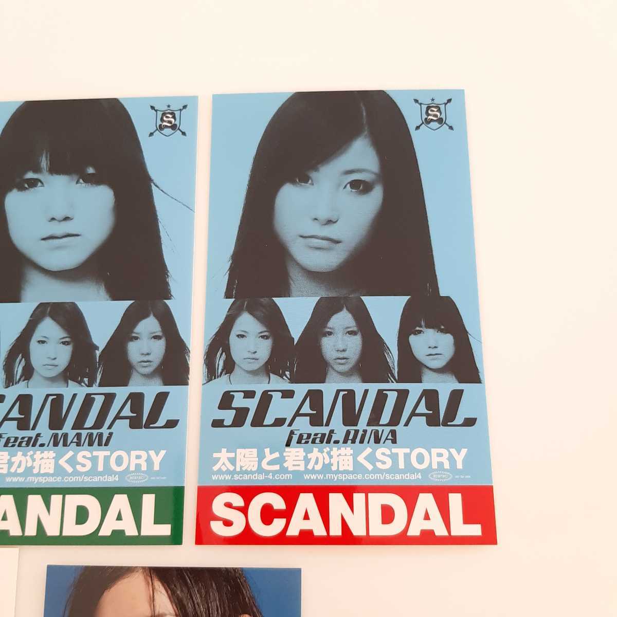 SCANDAL 直筆サインポスター FILA✖️SCANDAL SCANDAL 直筆サイン