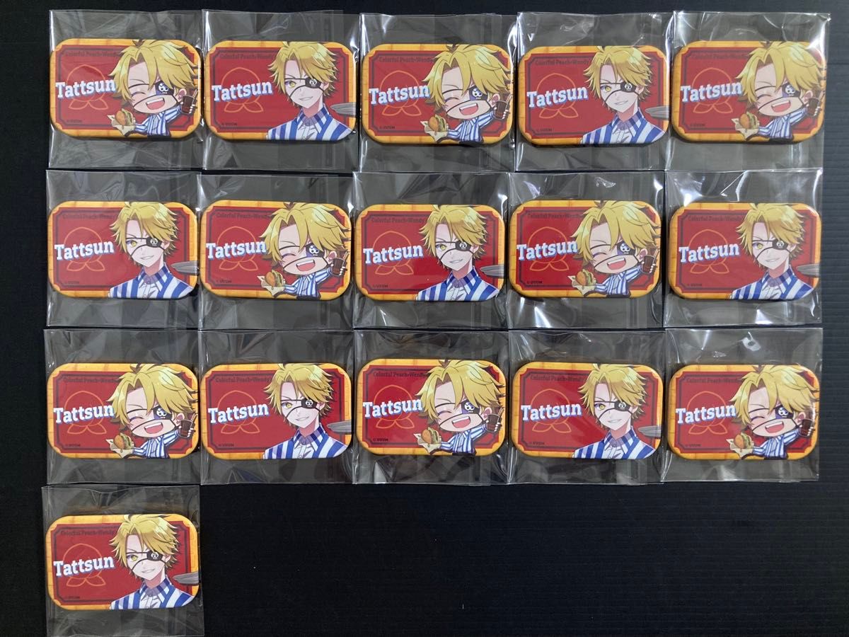 公式 カラフルピーチたっつん 缶バッジ まとめ売り カラフルピーチ