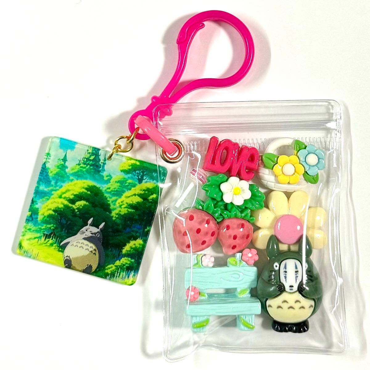 ガチャ詰めポーチ風♡キャンディバック入りキーホルダー ガチャ詰め