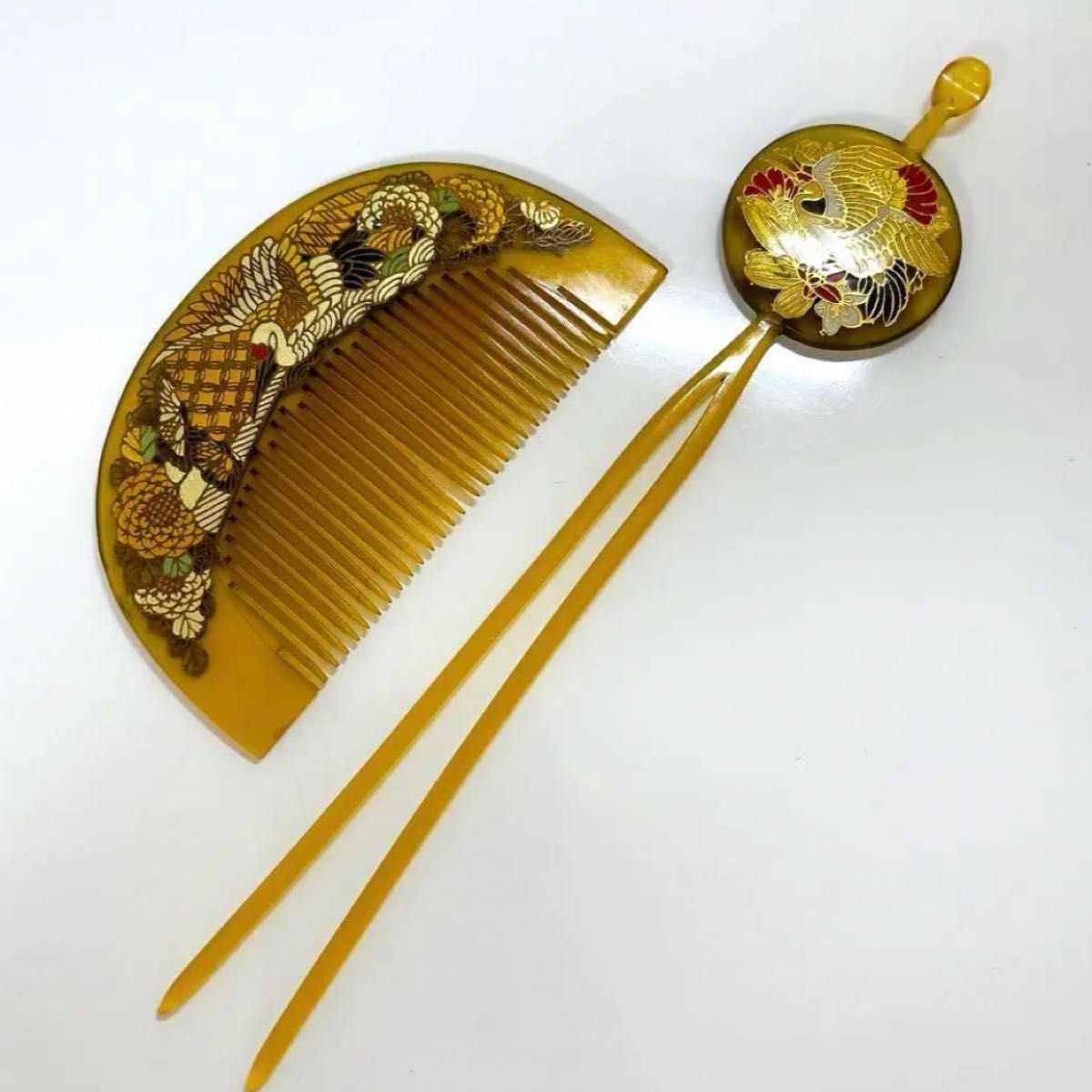 日本髪髪飾り櫛かんざしセットアンティーク