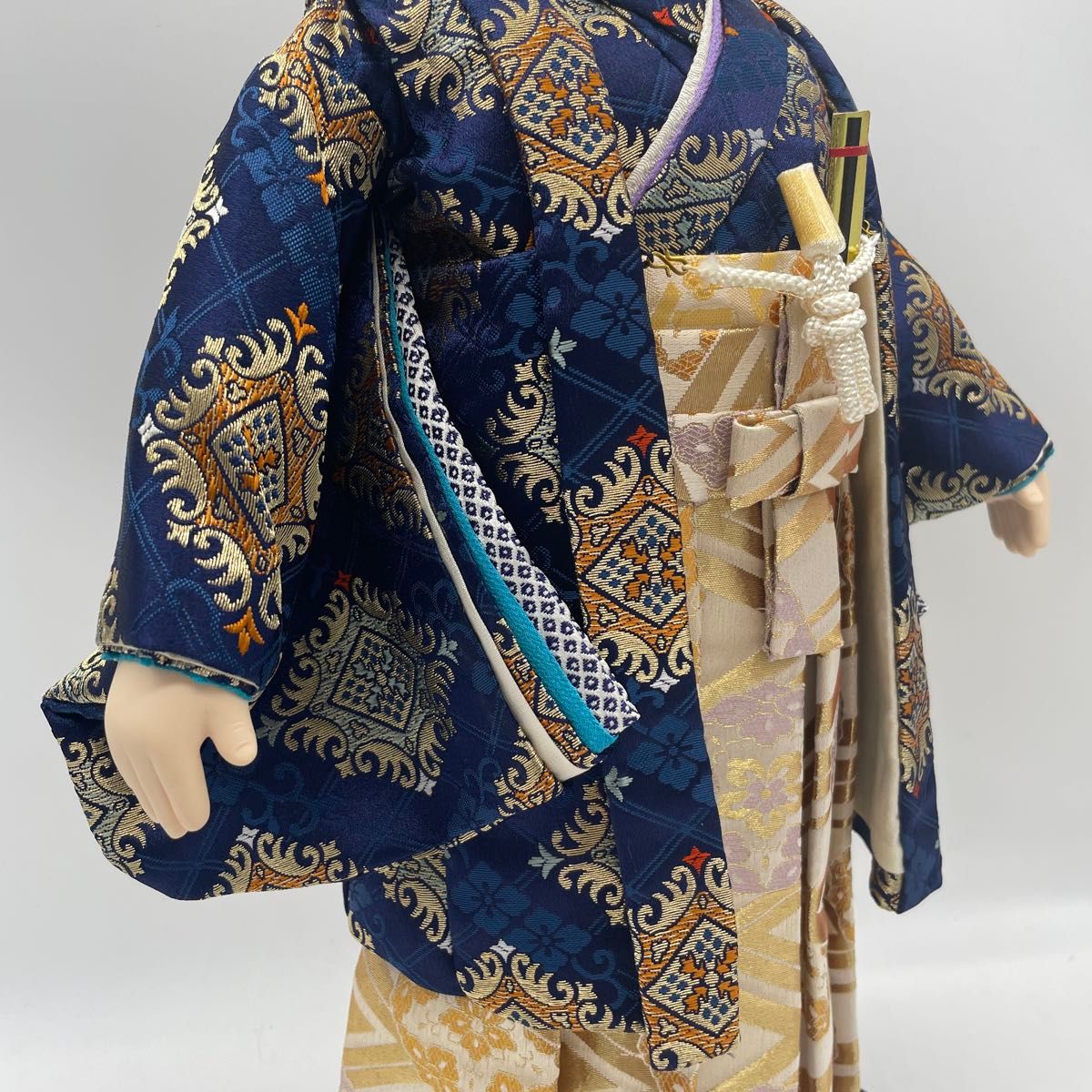 現品限り】 市松人形 15号 上製 男 金襴 紺 日本人形｜Yahoo!フリマ