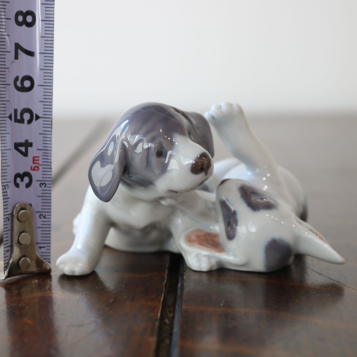 九】ロイヤルコペンハーゲン 犬 子犬 ポインター フィギュリン 陶器