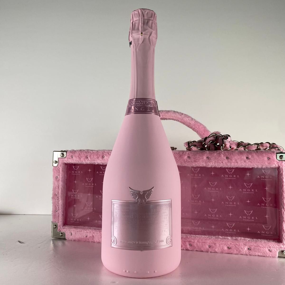 エンジェルシャンパン 空箱 ドゥミセック ドゥミセックロゼ 2本セット