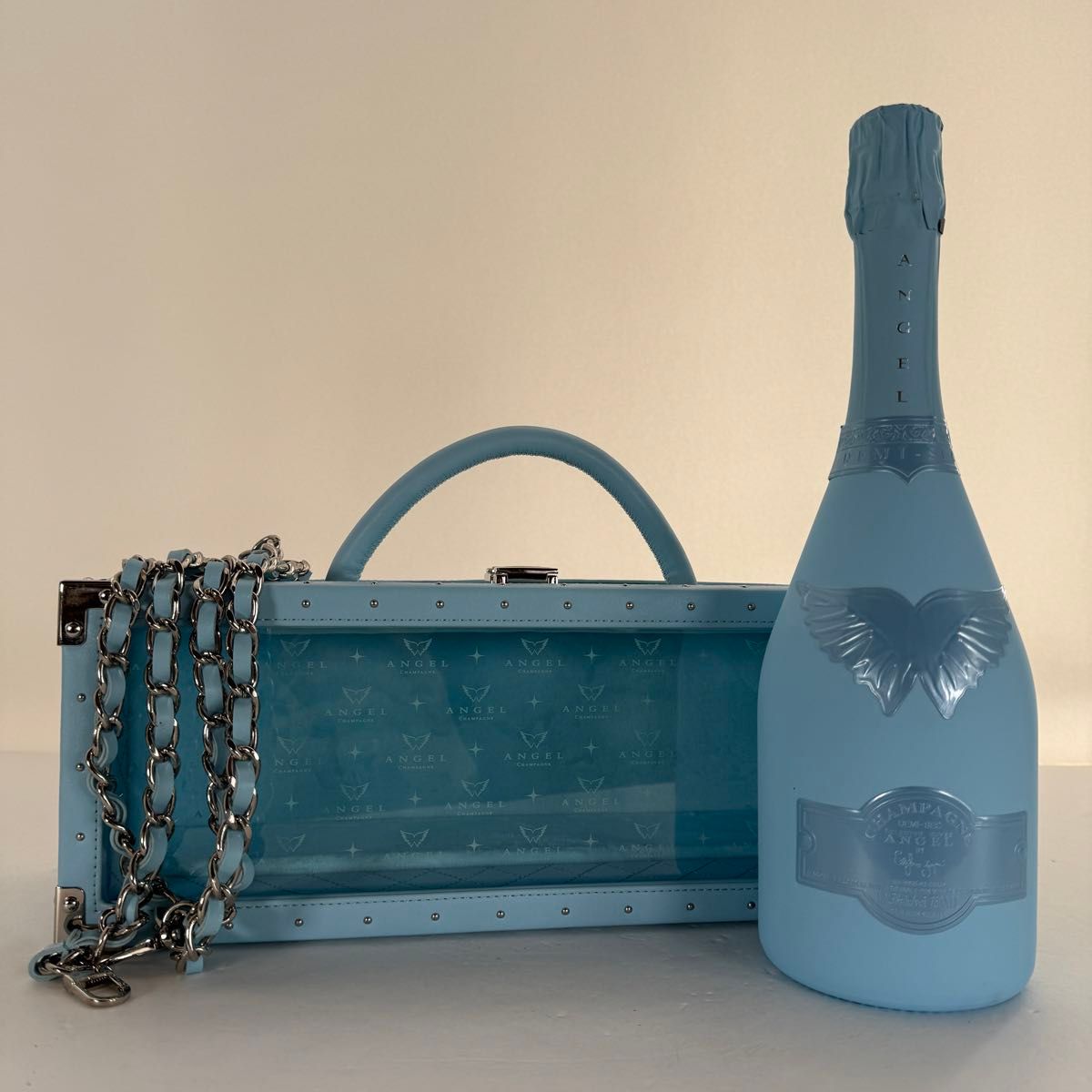 エンジェル シャンパン ドゥミセック ブルー レザータイプ NV ANGEL