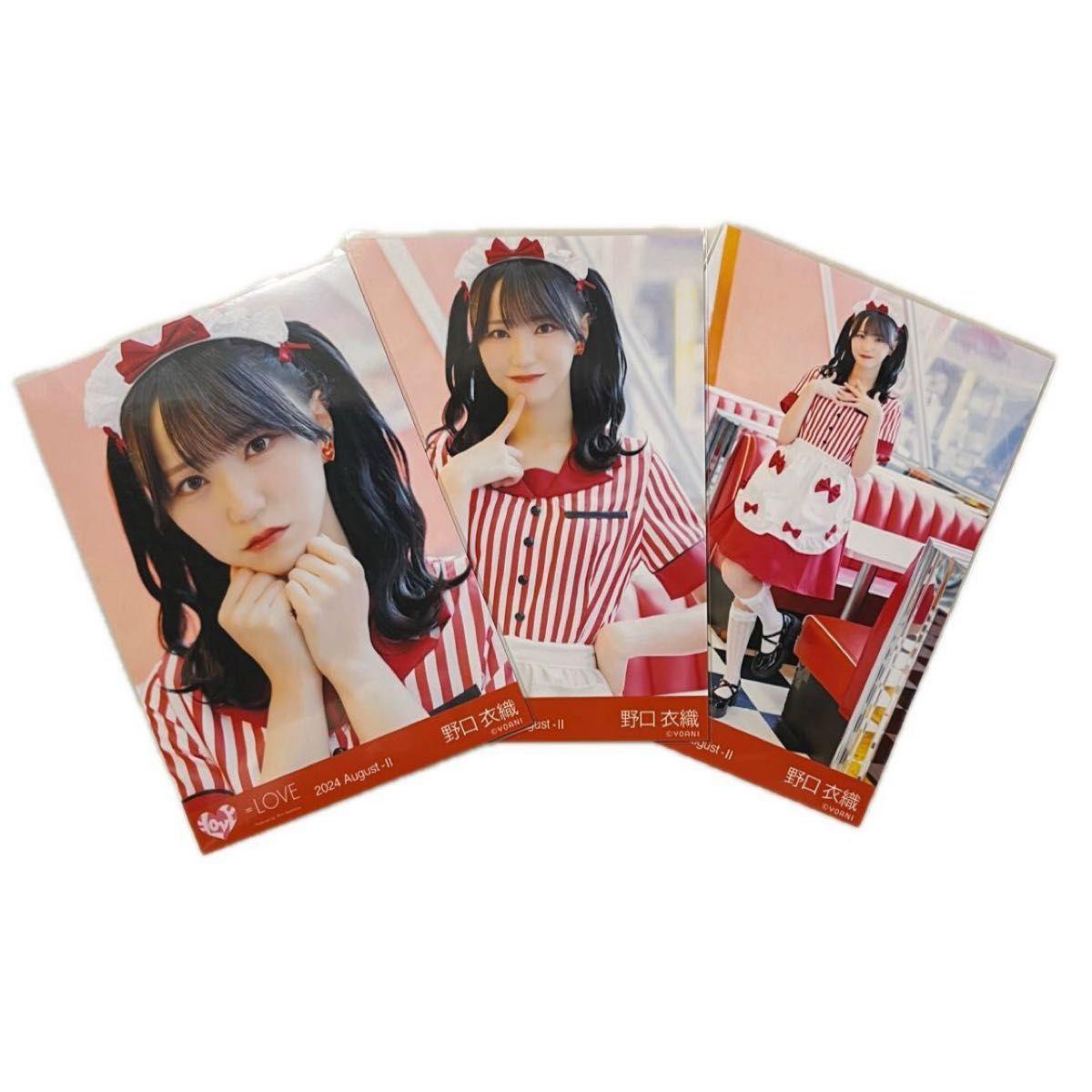 野口衣織 仲直りシュークリーム アザカ イコラブ 直筆 コンプ 野口衣織