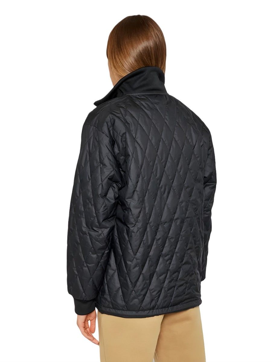 adidas 黒 XL キルティングジャケット パファージャケット 中綿