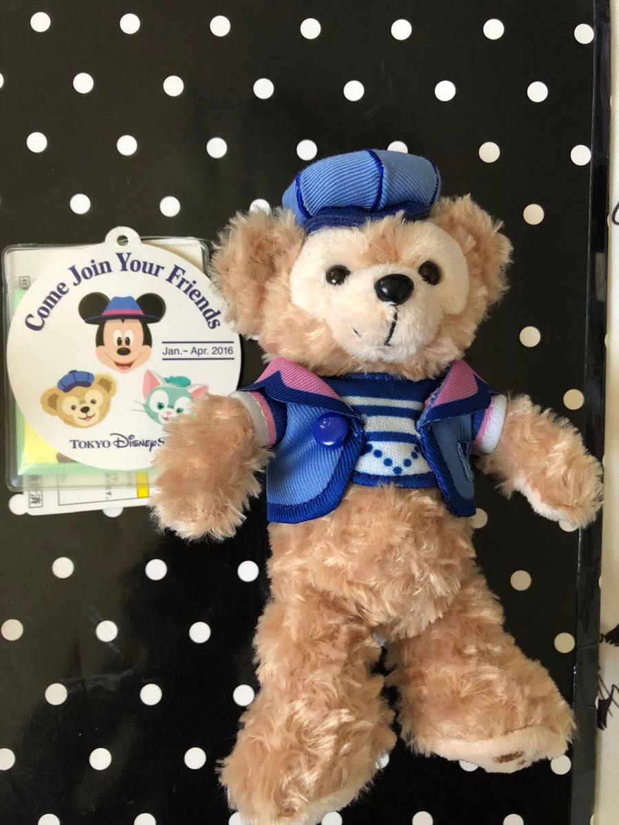 ダフィ― ディズニーベア ハグミー ぬいぐるみバッチ ダフィ