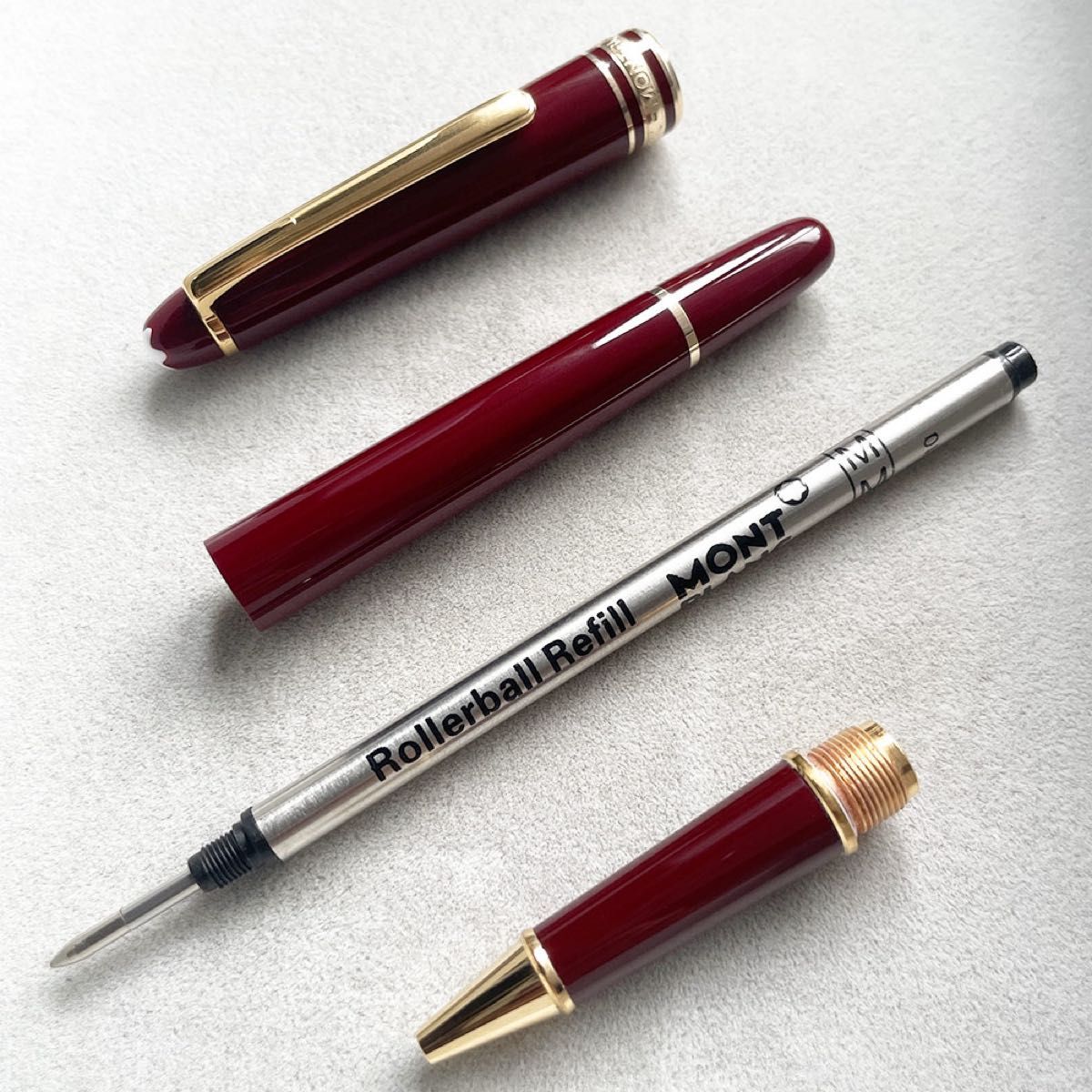 美品 希少ボルドー色 モンブラン マイスターシュテュック クラシック