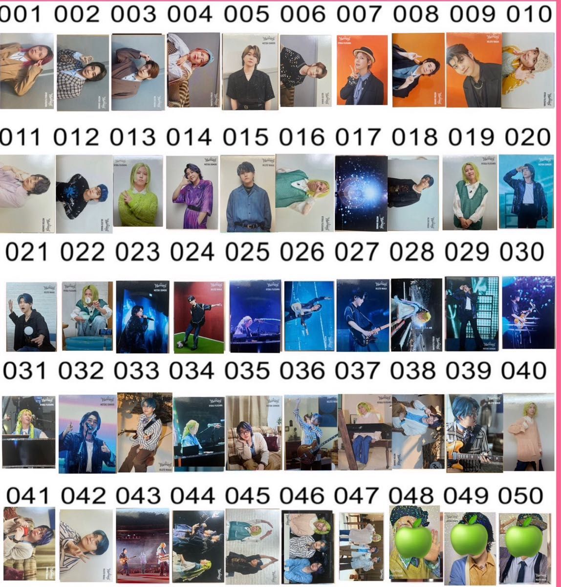 Mrs. GREEN APPLEミセス対バンフォトカードコンプリート