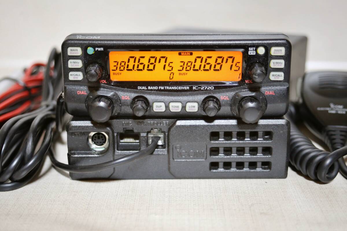 IC-2720 デュアルバンドFMトランシーバー ジャンク扱い IC-2720