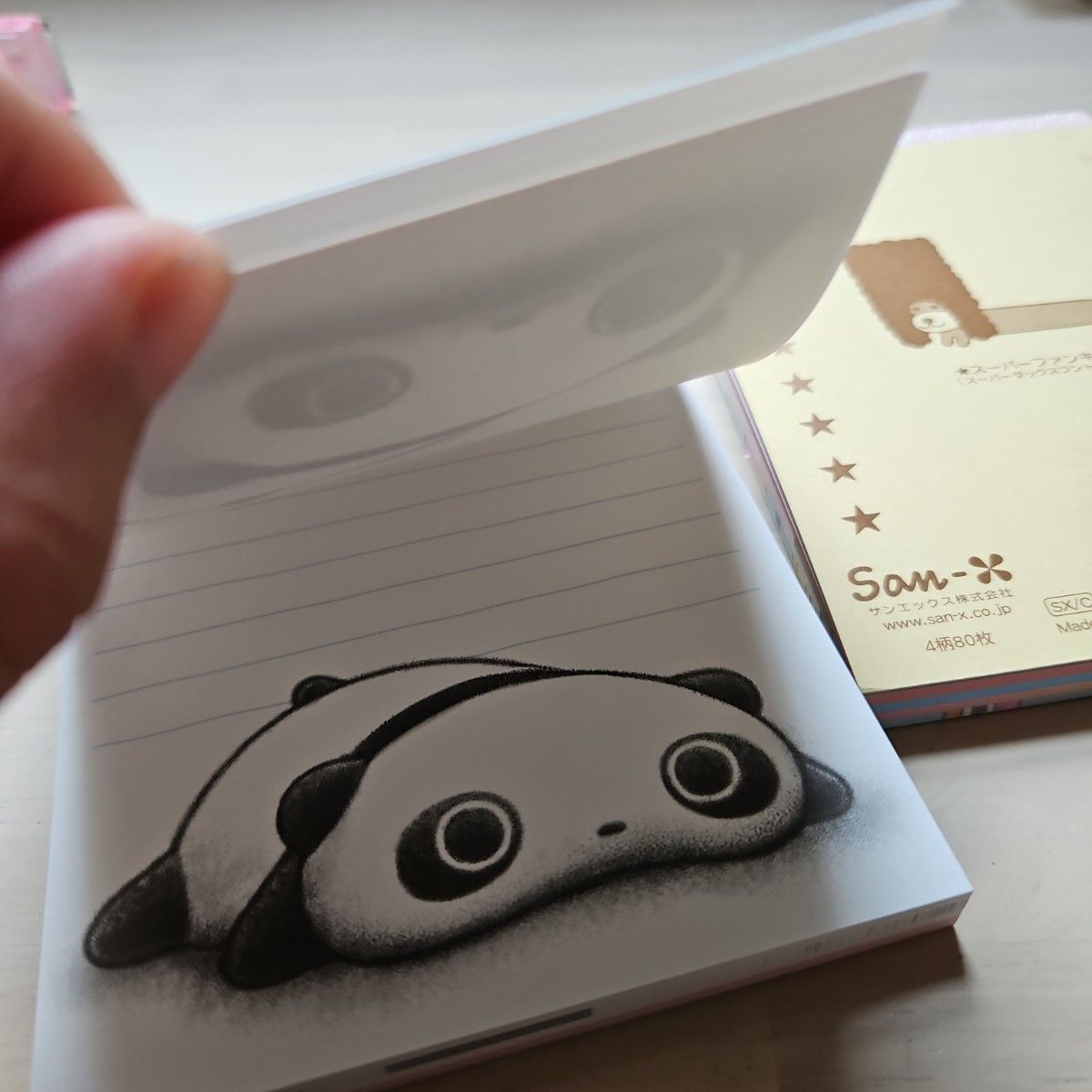 サンエックスキャラクター たれぱんだ 文房具メモ帳メモパッドノート