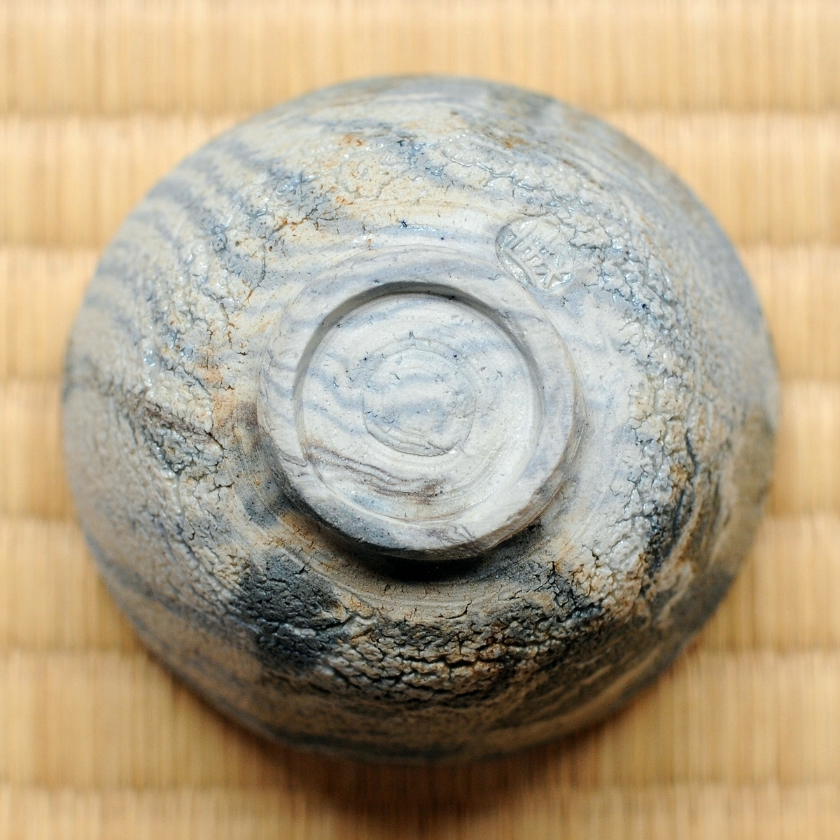 人間国宝 松井康成 練上嘯裂酒呑 （ ぐい呑 盃 練上手 ）｜Yahoo