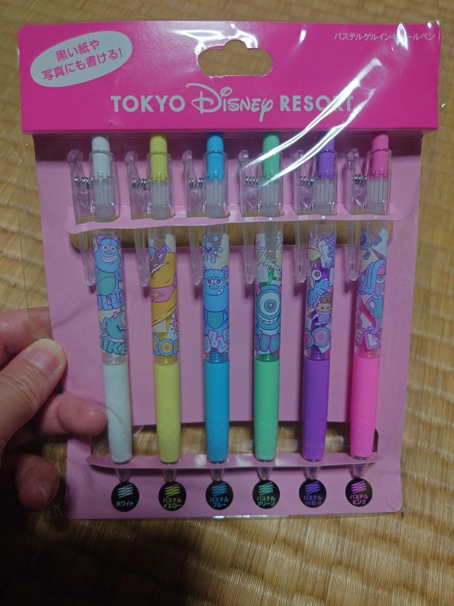 新品未使用◇TDL モンスターズインク ペン パステル ゲルインク