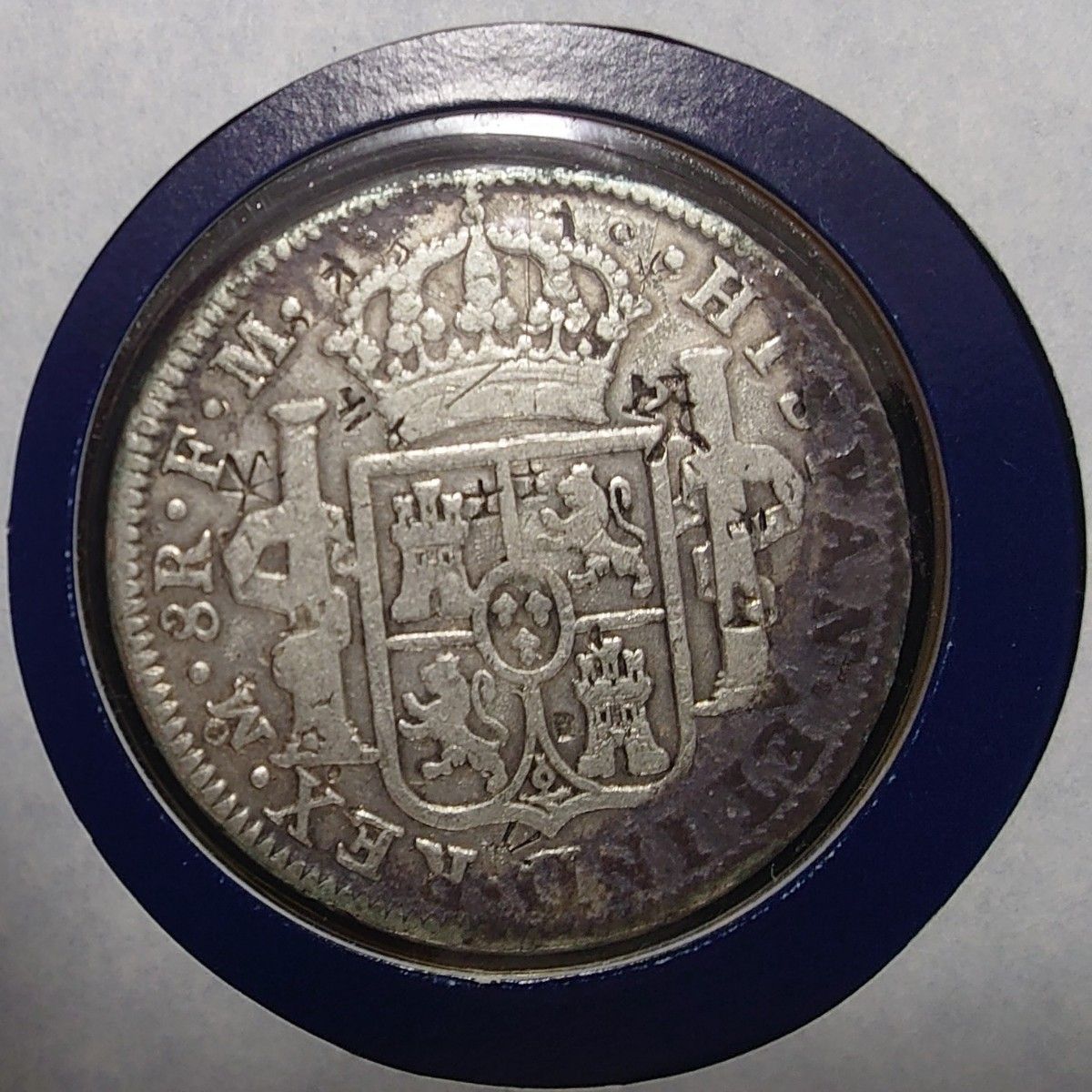 1796年 メキシコ銀貨 8レアル カルロス4世 貿易銀 フランクリンミント