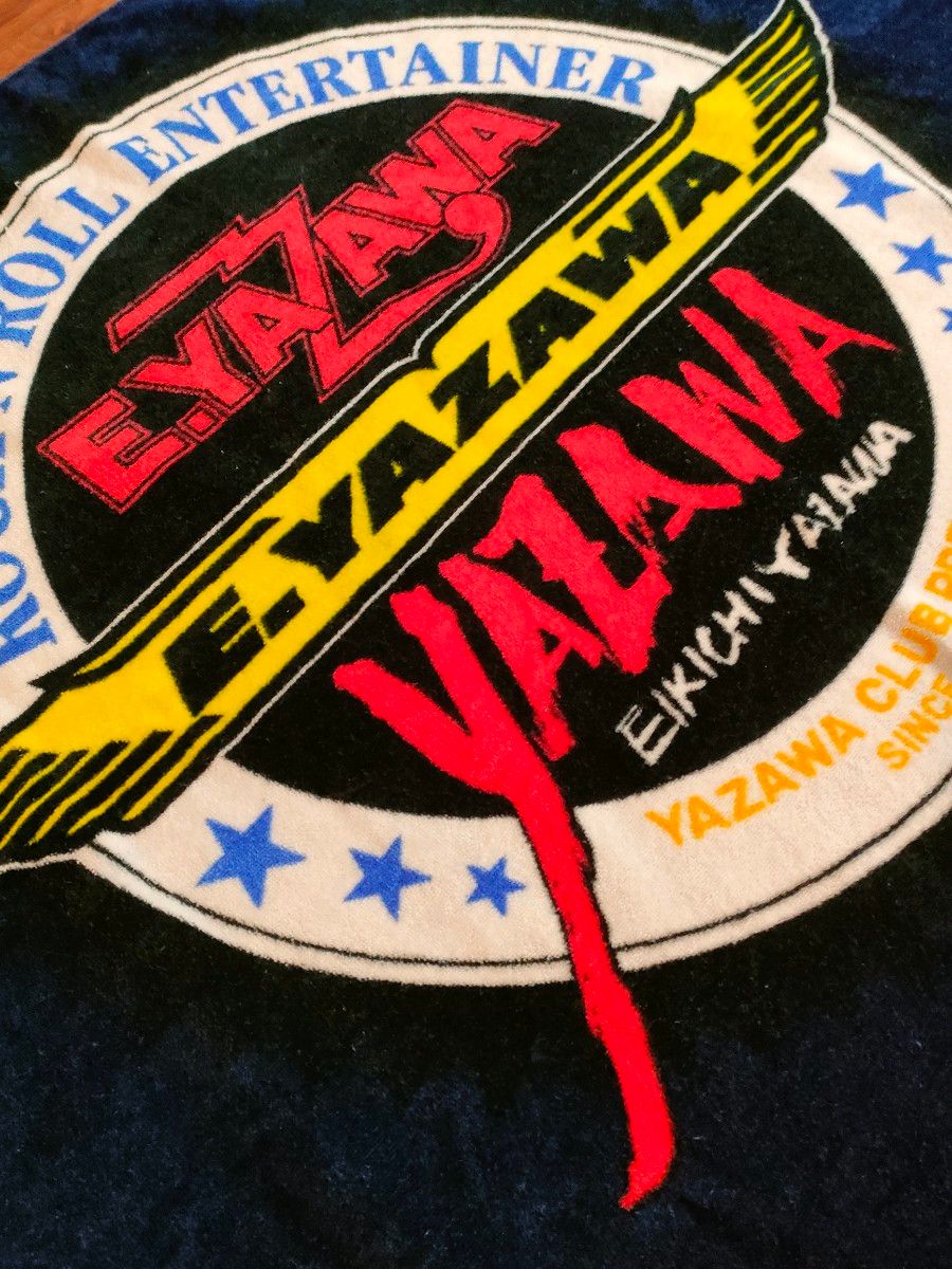 美品】矢沢永吉 1990年 ツアーエンブレム スペシャルビーチタオル