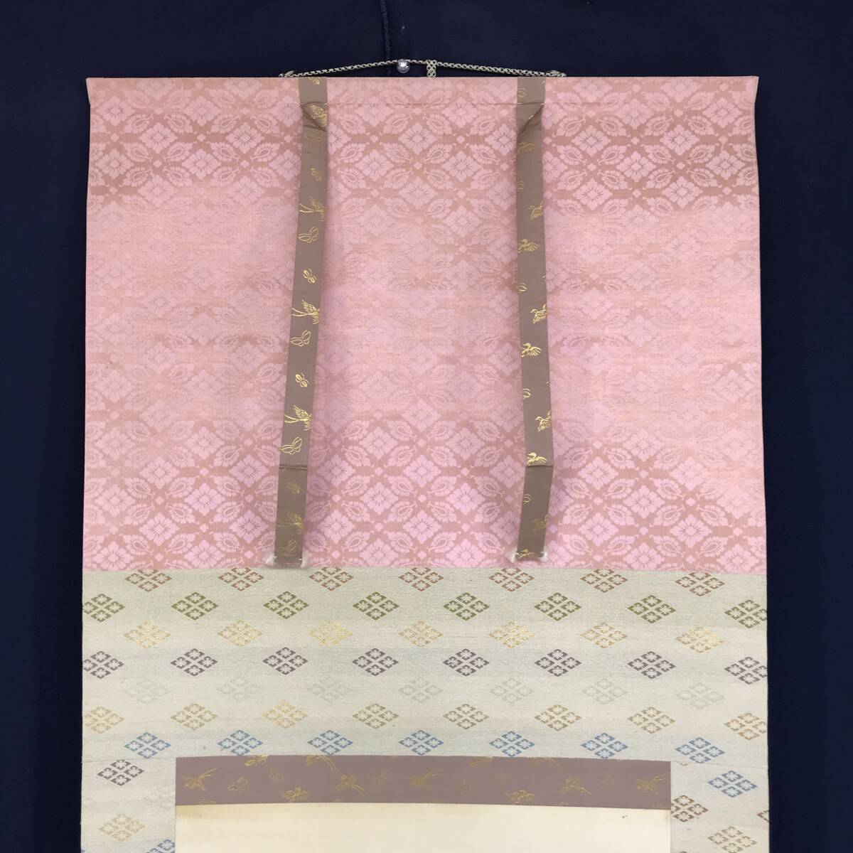 真作/柴田春叢/雛之図/節句/ヒナ図/ひな図/掛軸☆宝船