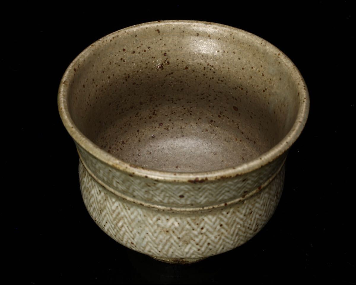 島岡達三地釉象嵌縄文汲出揃え