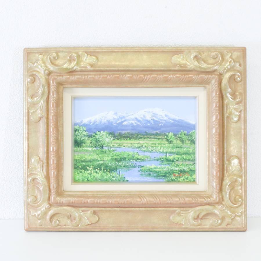 井田 繁 「海岸風景」油絵 真筆 絵画 井田 繁 「海岸風景」油絵 真筆