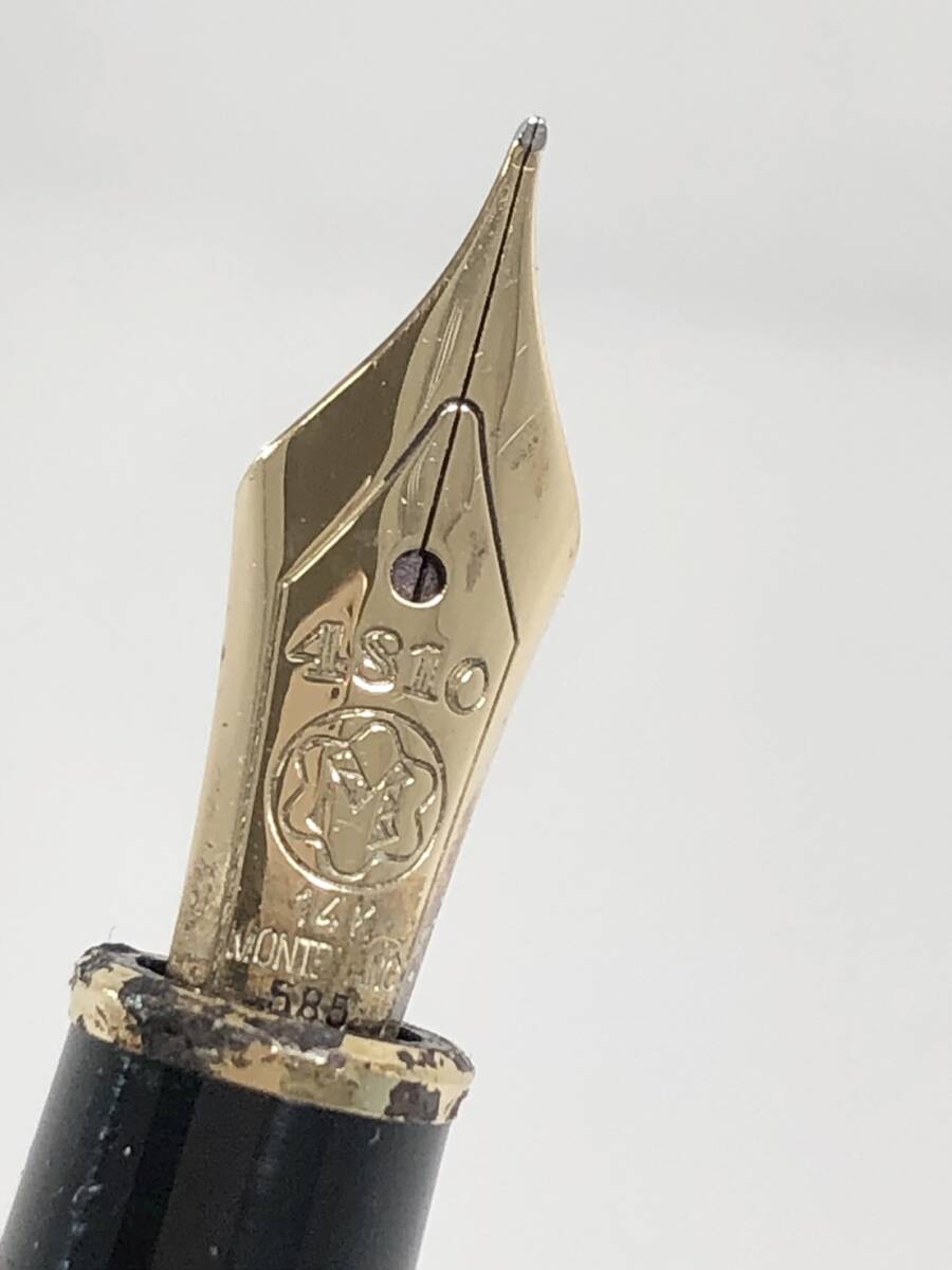 B5583【未使用】JFKモンブラン4810 万年筆 ペン先14Kイニシャルあり