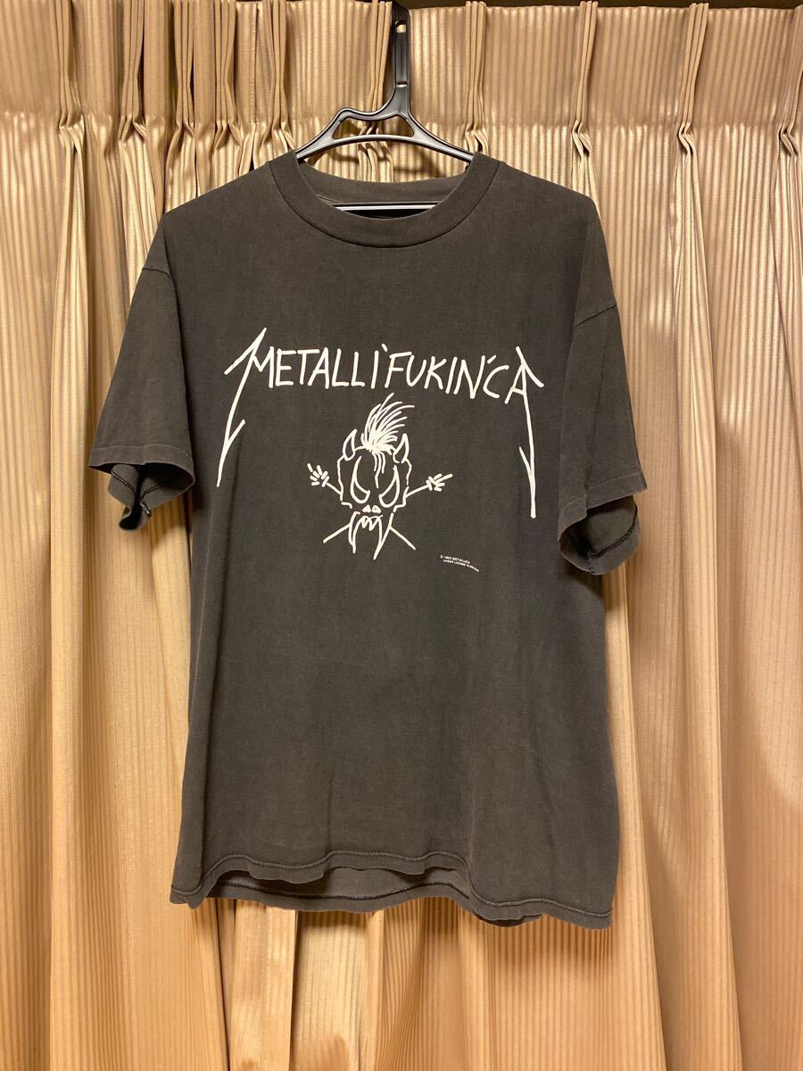 METALLICA Tシャツ 1989年製 初期 メタリカ ドリス ブロッカム製