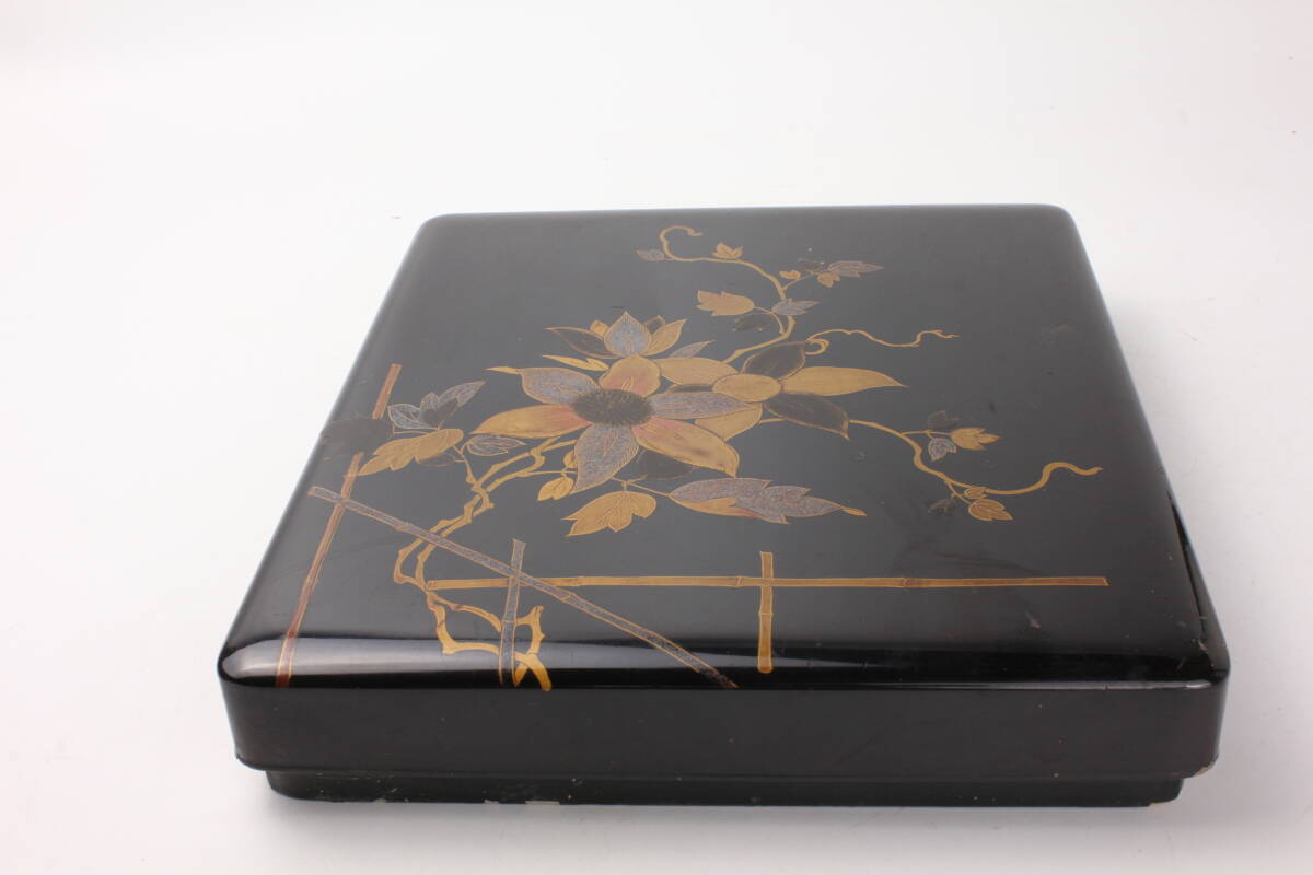 江戸時代 蒔絵鬼図内梨地印籠 共箱 128g 東Y7-0328☆2F