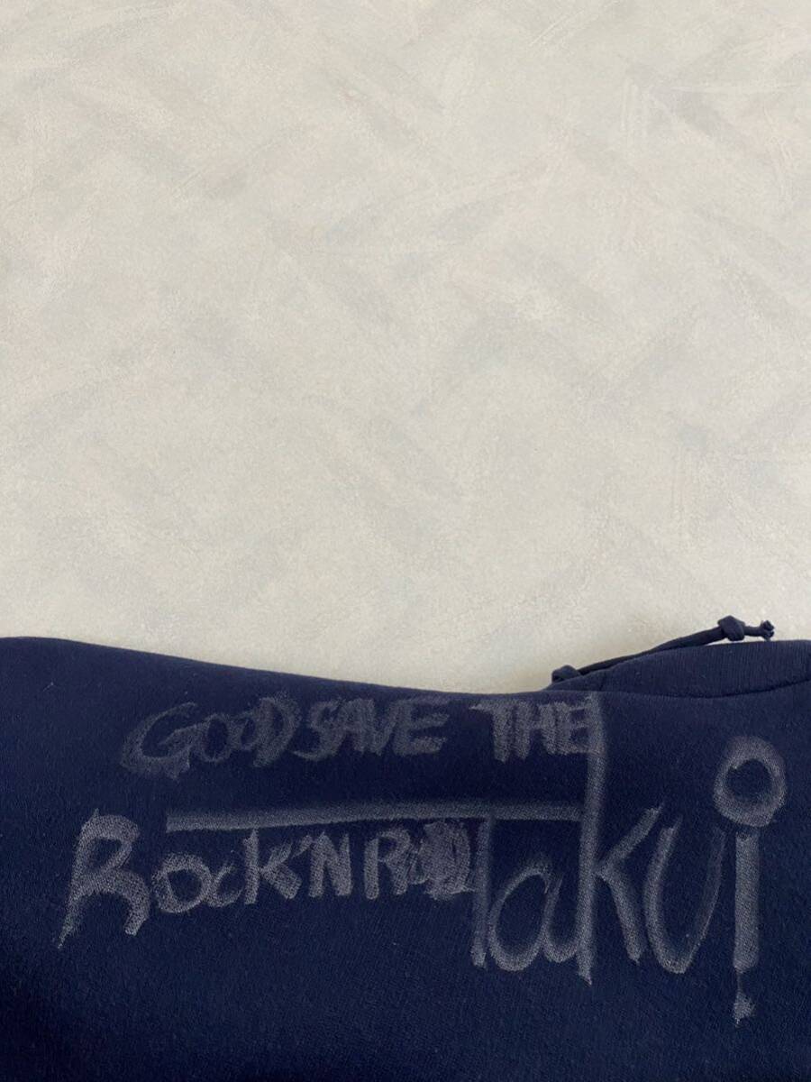 中島卓偉 NUCLEAR SONIC PUNK 直筆サイン入り パーカー L 中島卓偉