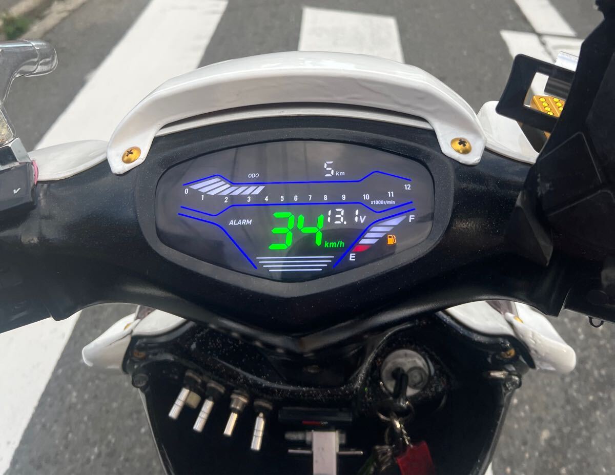 アドレスv125gデジタルメーター 速度計 オドメーター