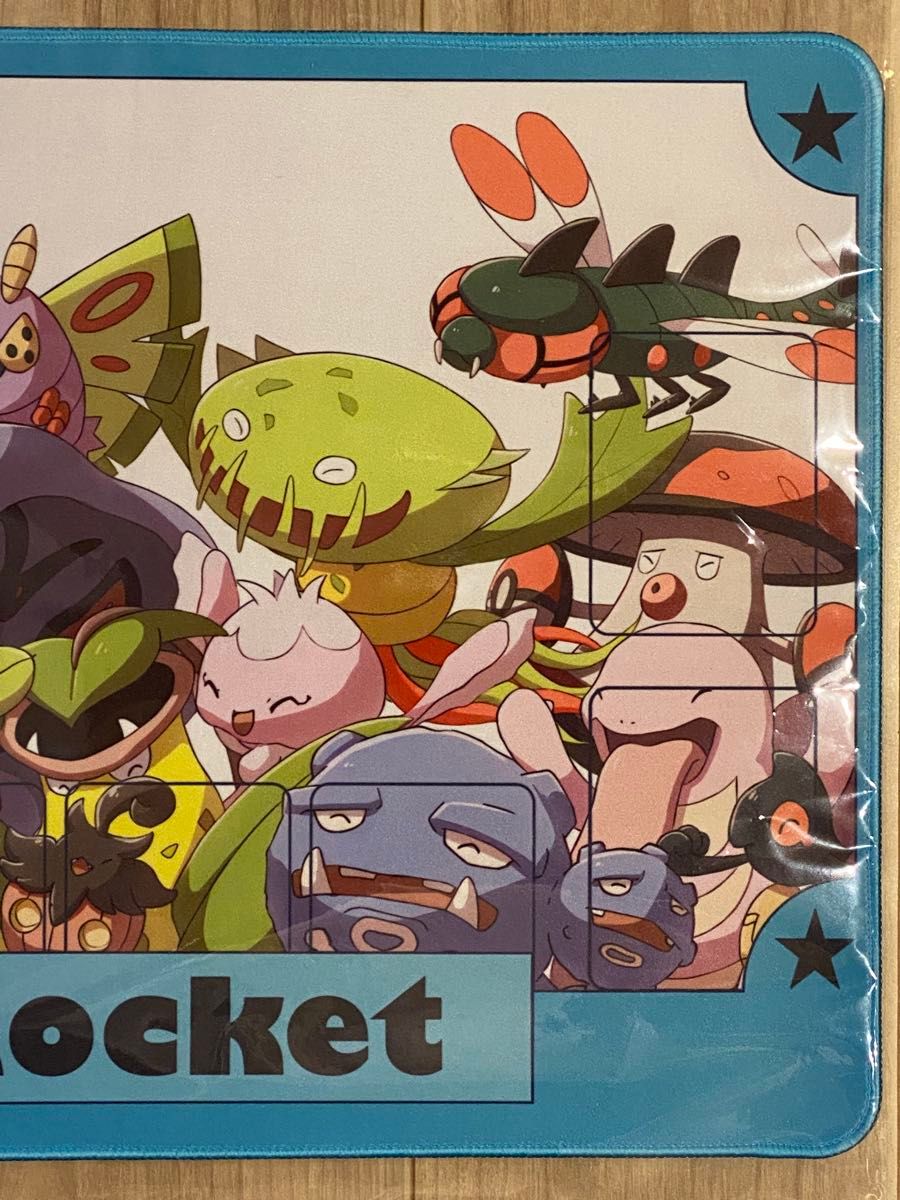 ポケモン ロケット団 ムサシ コジロウ ソーナンス ラバー プレイマット