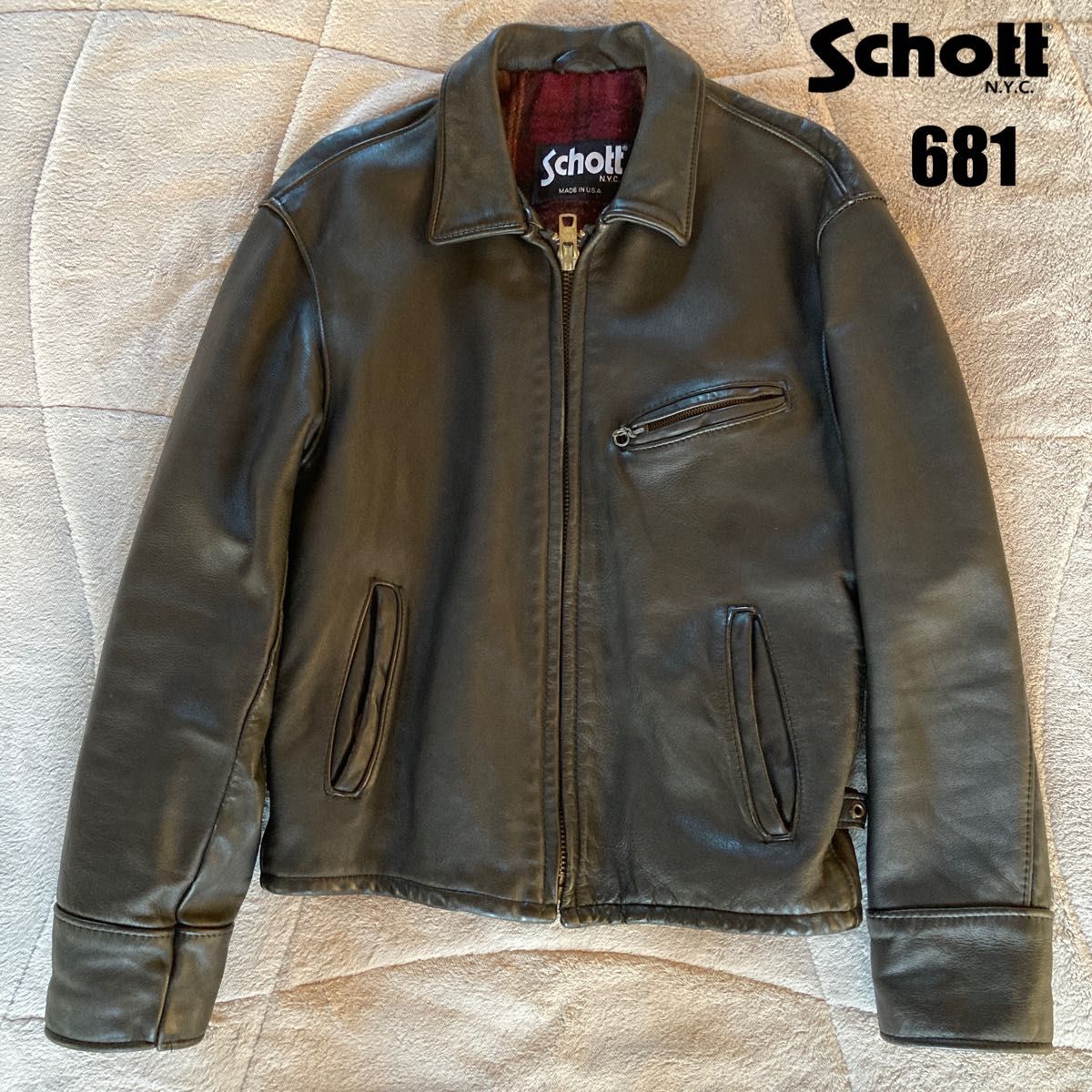 Schott 681ショット ハイウェイマンモデル シングルライダース