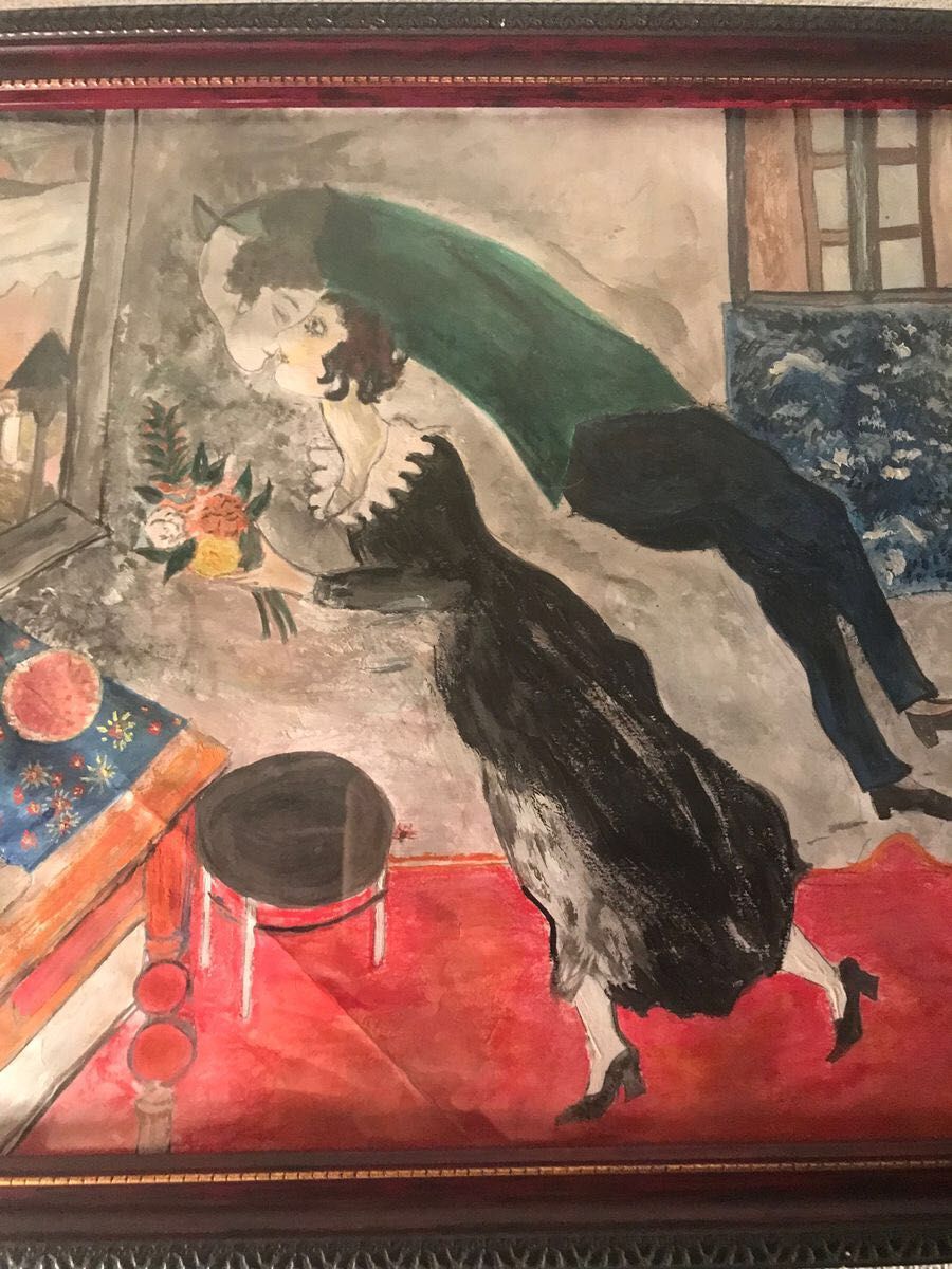 Marc Chagall「The Birthday」マルク・シャガール Marc Chagall「The