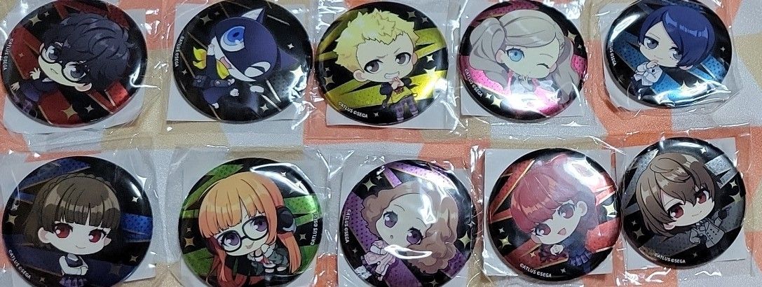 ペルソナ5 ザ・ロイヤル 缶バッジセットC 佐倉双葉 奥村春 明智吾郎