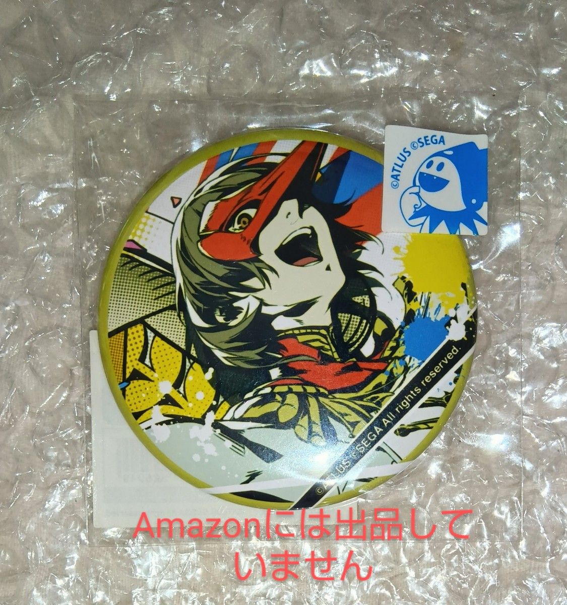 ②スクウェア缶バッジ ペルソナ5ロイヤル 総攻撃 明智吾郎 【公式通販】