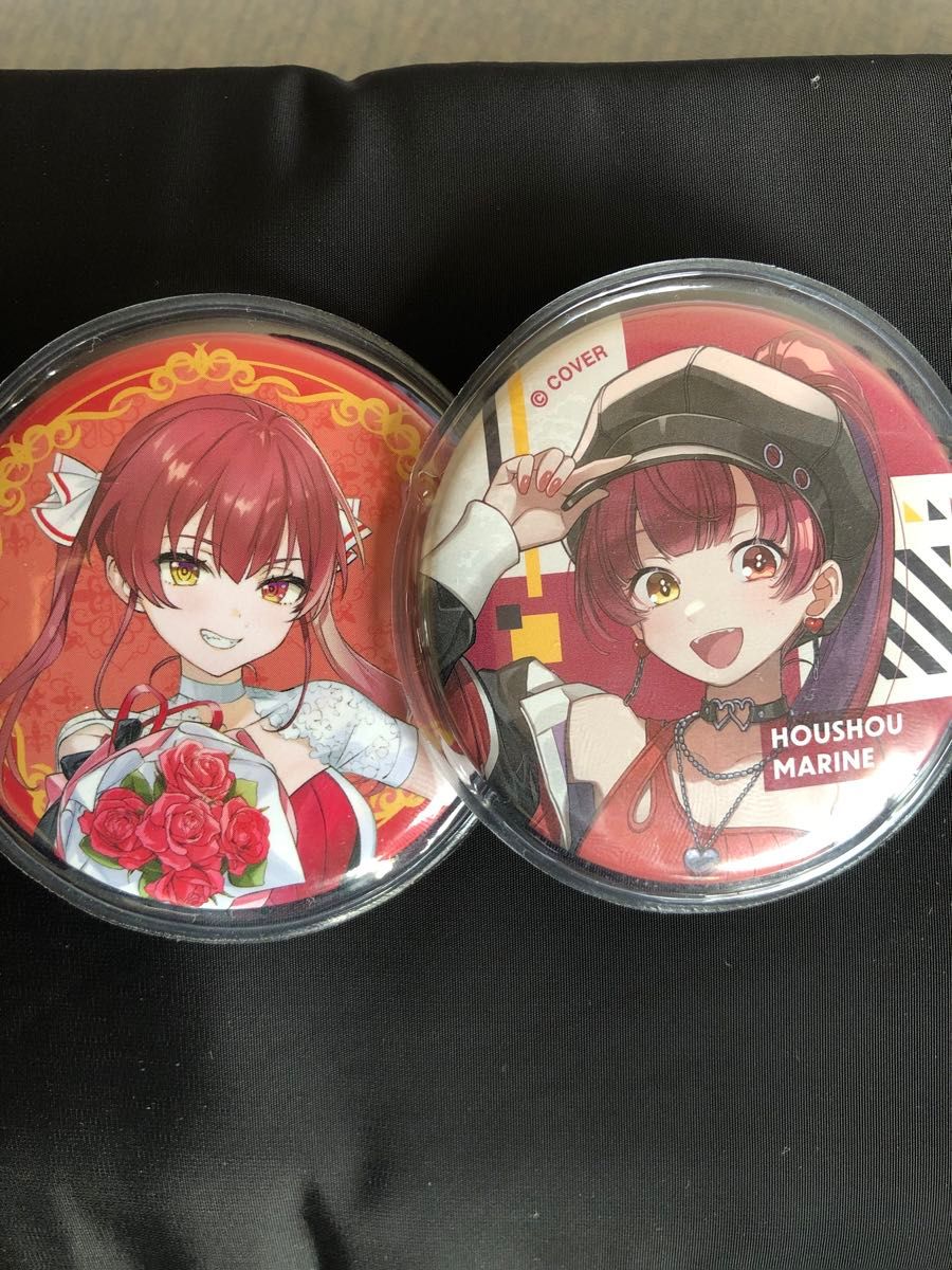 ホロライブ 7周年 缶バッジ 宝鐘マリン 24個 ホロライブ0期生 7周年