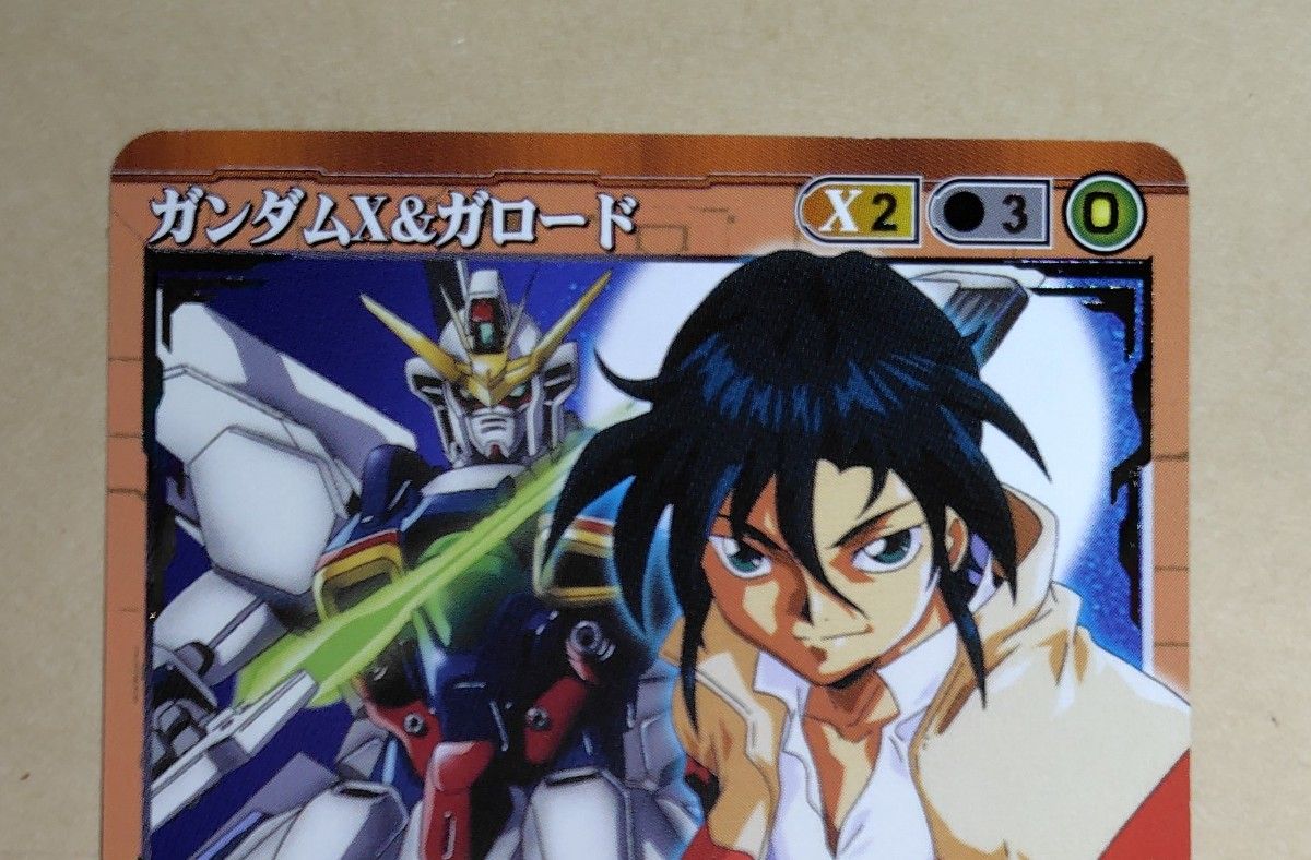 ガンダムウォー 茶 ACE ガンダムX＆ガロード【美品】 ガンダムウォー